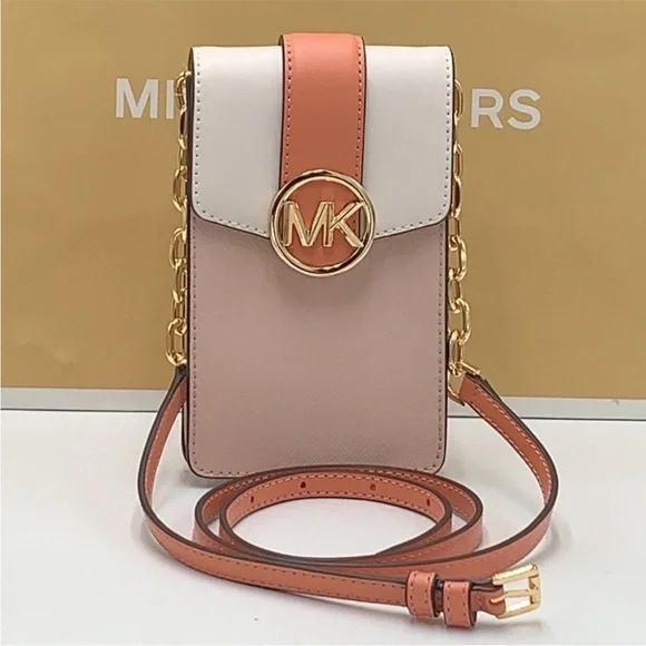 Michael Kors Carmen Blush Crossbody Bag - Picture 1 of 5